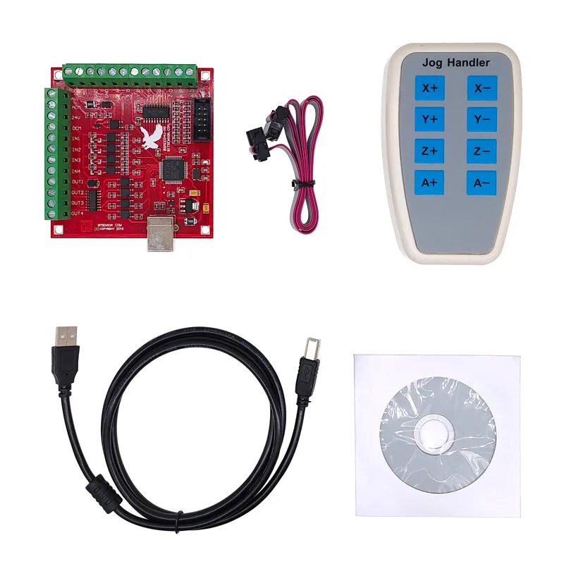 CNC Handwheel 1 Set Electronic Handwheel CNC 4 axis/5 axis MACH3 Manual Controller CNC interface driver board Handle Pulse Generator