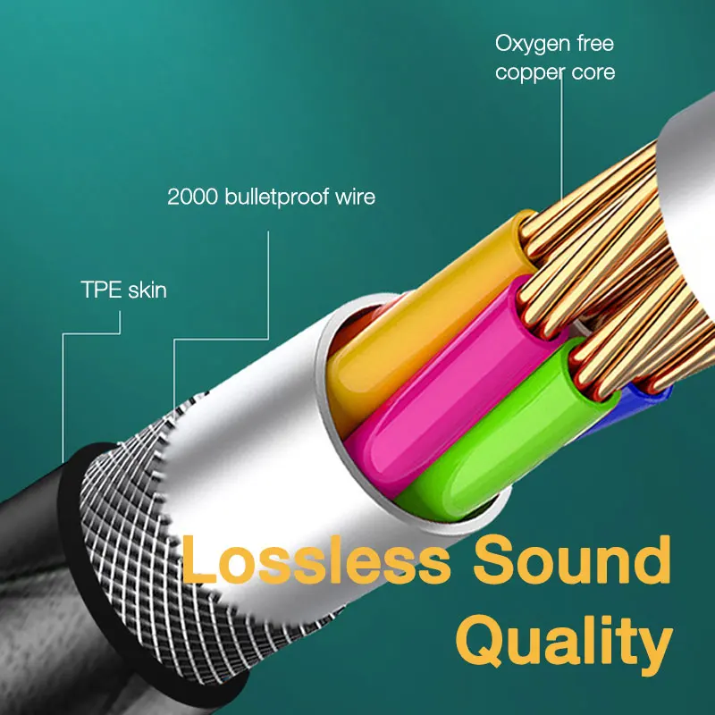 EARDECO 유선 인이어 헤드폰 헤드셋, 유선 이어폰, 마이크 포함, 베이스 스테레오 이어버드, 휴대폰용 스포츠 헤드폰, 3.5mm