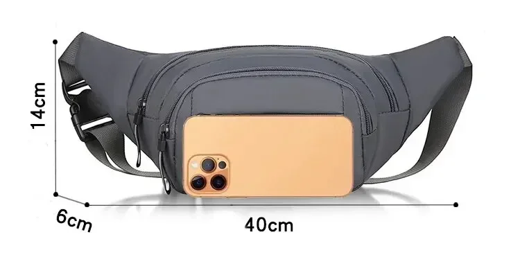 Men Canvas Fanny Waist Pack detailed look 3