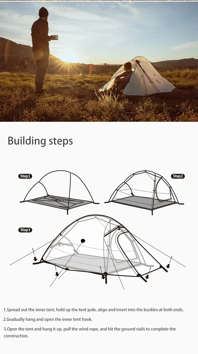 Купить Палатку Naturehike Cloud Up 2