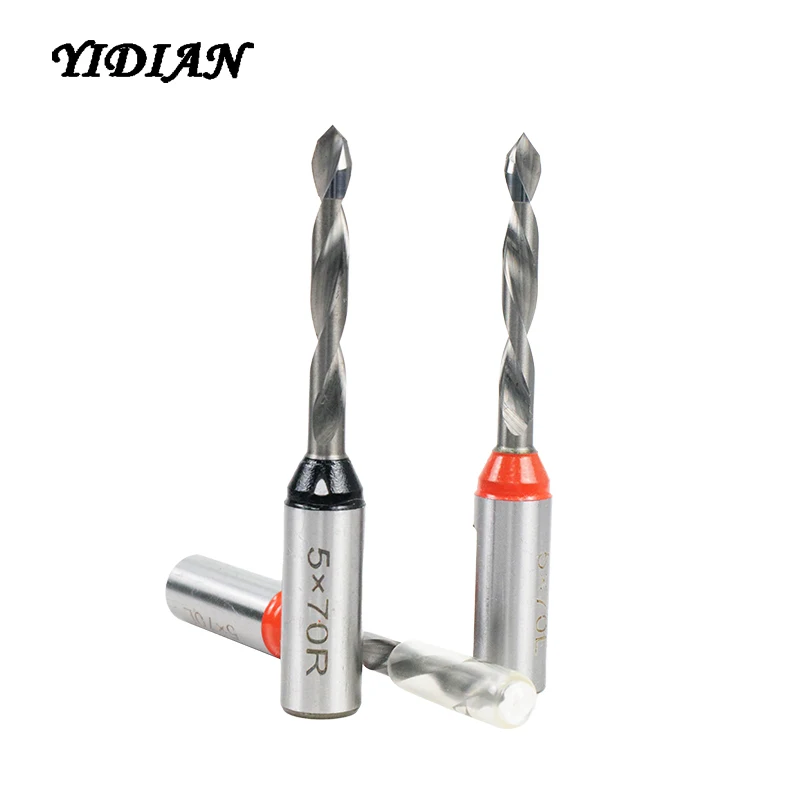 10PCS Good Quality Carbide Length 70mm TCT Through Hole Drill Bits CNC