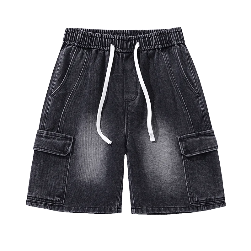 summer men's and women's casual outdoor cotton denim shorts loose sports breathable quick drying pants denim shorts summer jeans shorts