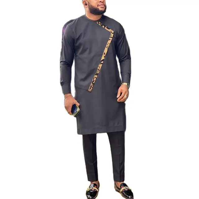 Eze Dashiki Long Sleeve Shirt Trouser - Image 6