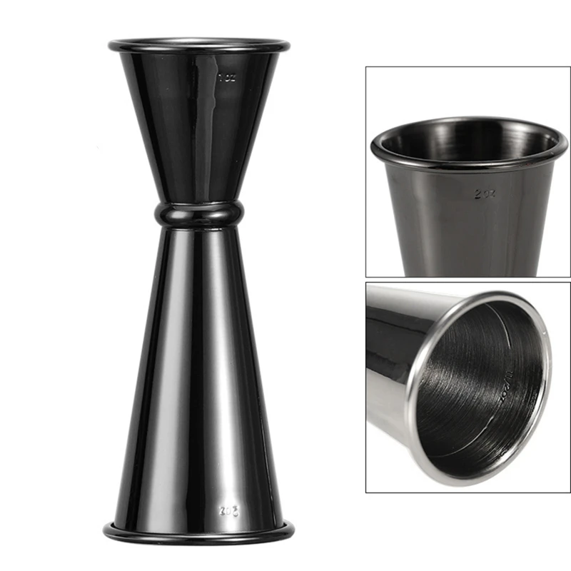 Cocktail Scale Cup Ounce Cup Bar Accessories Stainless Steel Kitchen Double Head Measuring Bartending Measure Jigger For Bar