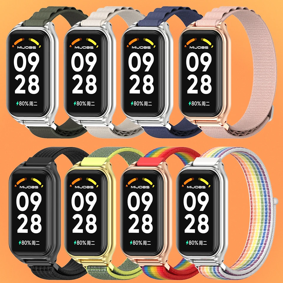 AK 8 Pièces Bracelets Compatible Avec Xiaomi Mi Band 9 Et Xiaomi
