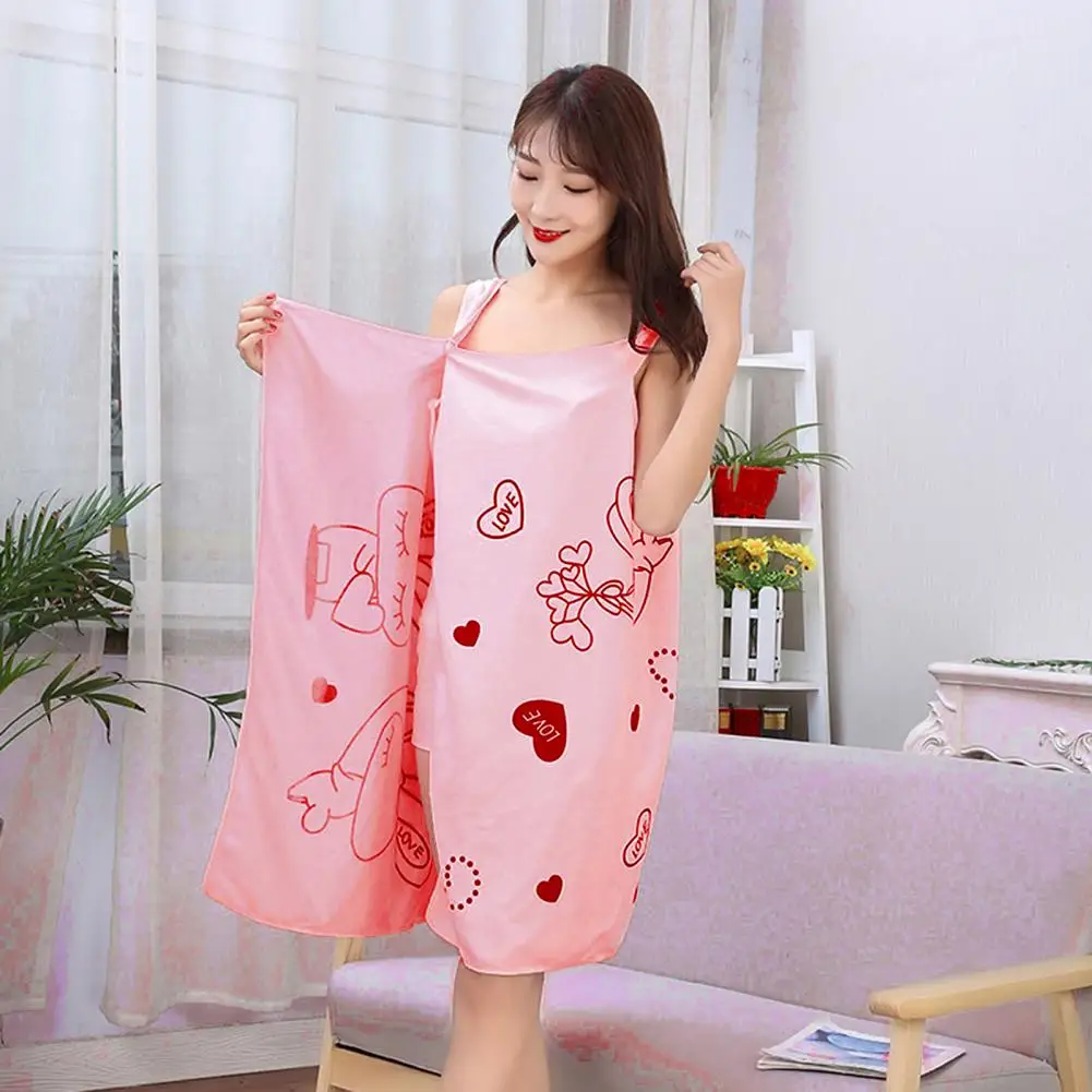80*135cm Women Bath Towel Wrap Shower Towel Ultra-Soft Super Absorbent Quick-drying Friendly To Skin Shower Towel Wrap Bathroom