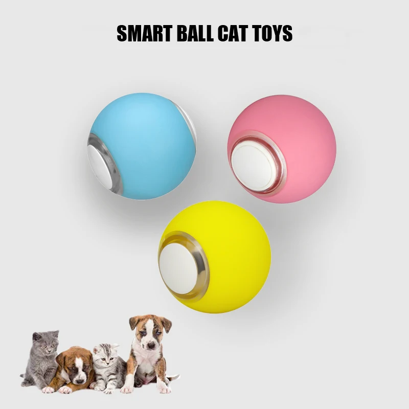 

Игрушка для домашних животных, кошка, светящийся мяч, USB зарядка, интеллектуальная игрушка для кошек, товары для кошек
