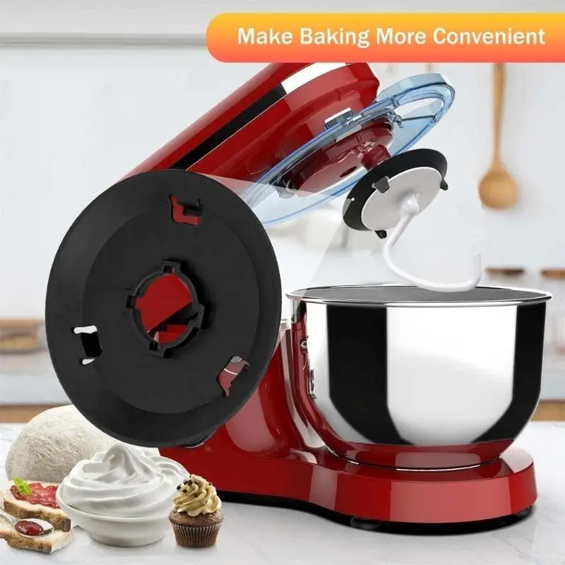 425B Dough Hook Shield Kitchen Mixers Accessories to Prevent Mess in Baking and Cooking Plastic Dough Hook Protective Cover