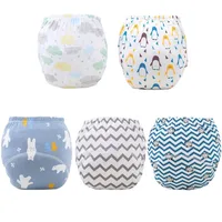 Baby Reusable Washable Diapers Ecological Potty Training Pants Waterproof Cotton Cleanliness Cloth Diaper Baby Nappy Underwear 5