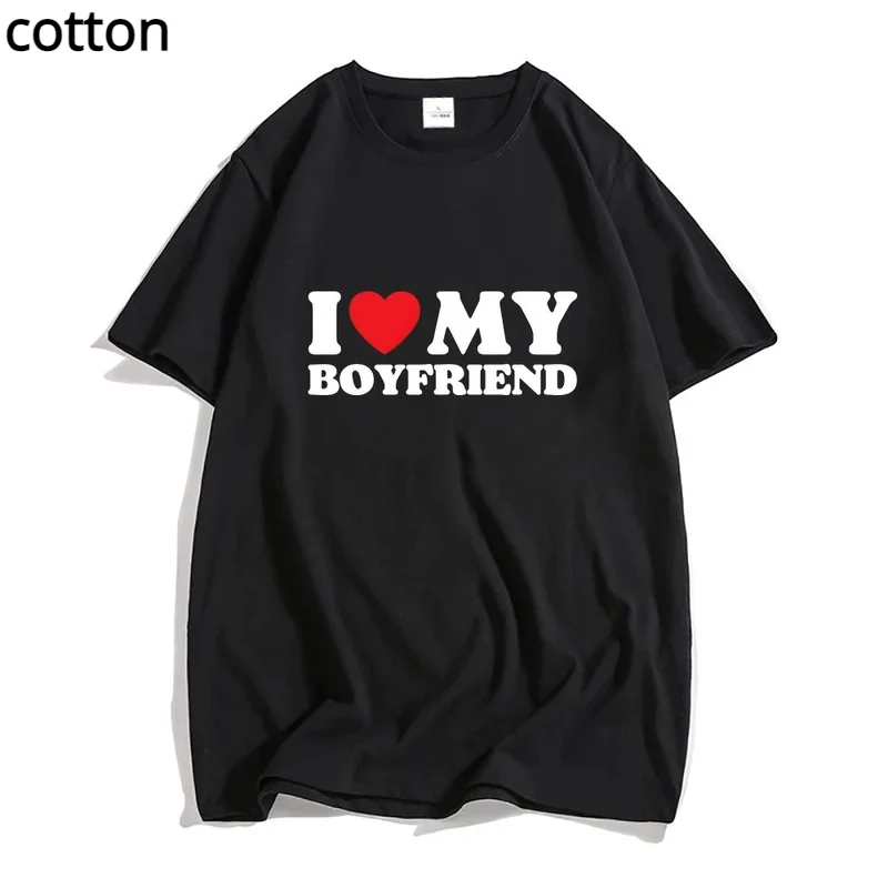 

Футболка мужская с надписью «I Love My Boy», 100% хлопок