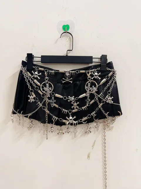 Metal Chain Micro Skirt 6