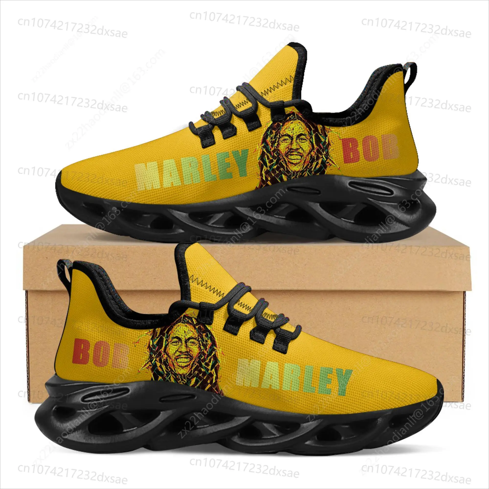 Bob Marley Reggae Rasta Music Singer Sports Shoes Mens Womens Teenager Sneakers Fashion Casual Custom High Quality Couple Shoes