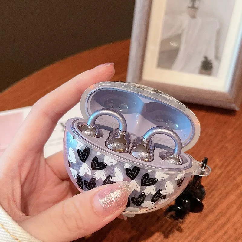 3D Bow Cute Puppy Earphone Soft TPU Case with Keychain