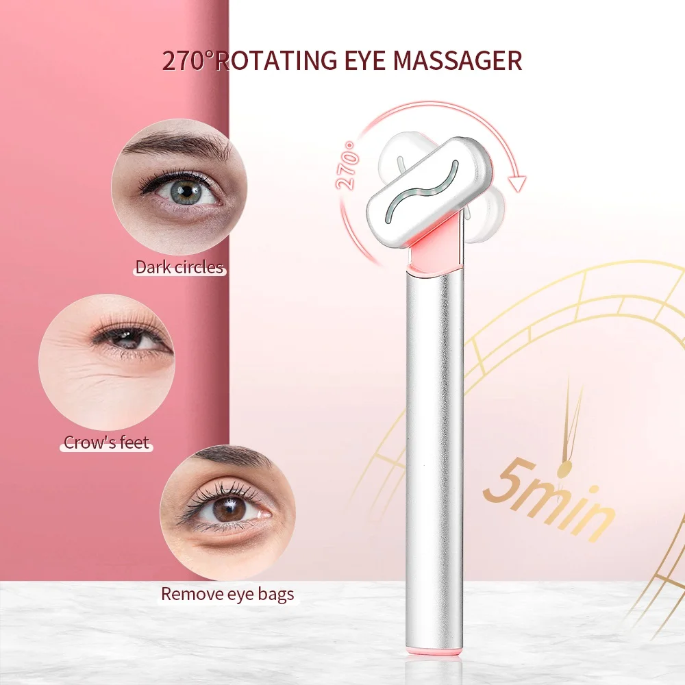 Massage Th rapeutique 4 En 1 Pour Le Visage Et Le Cou Avec Lumi re Led