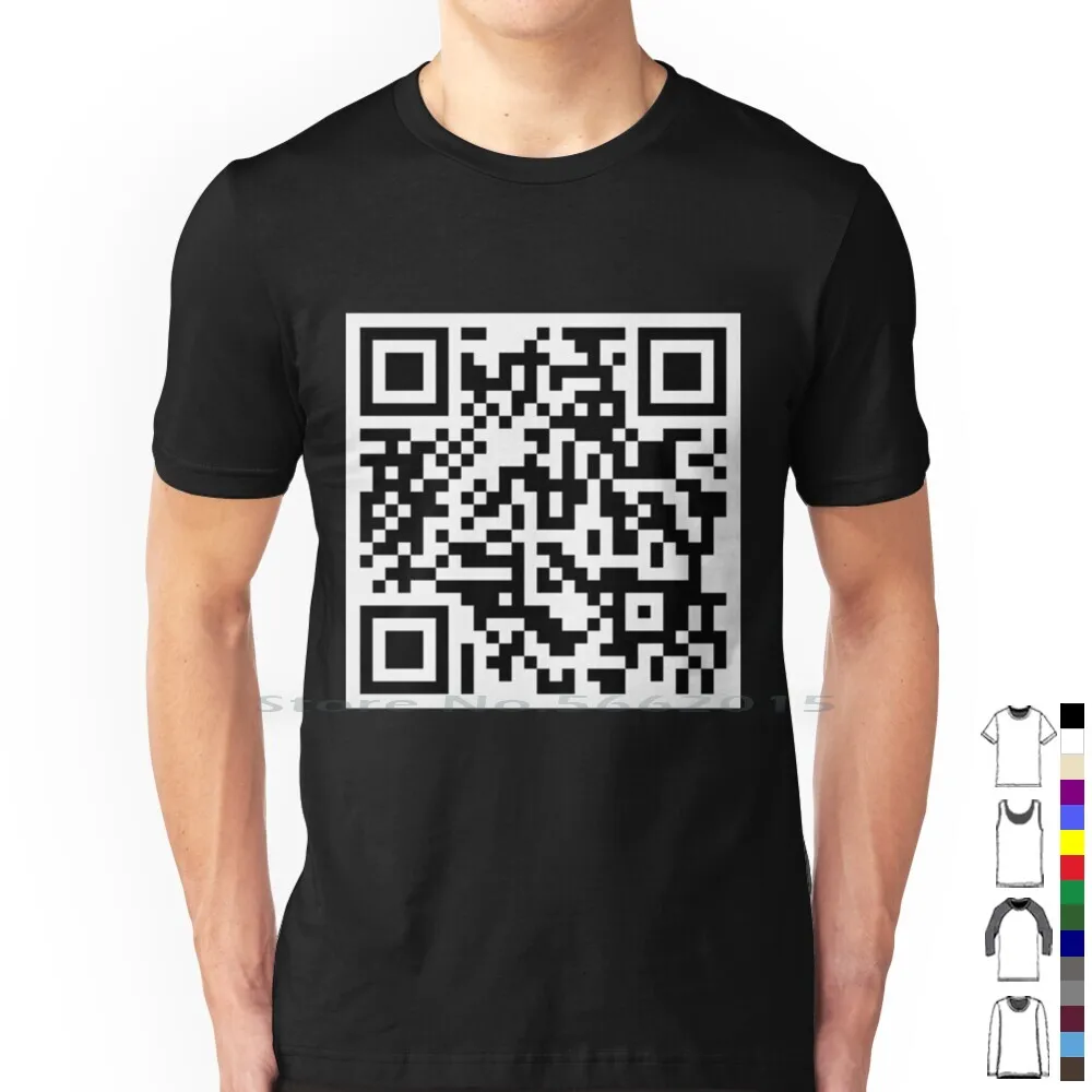 Rick Roll Link Qr Code Classic T-shirt Mens T Shirts Graphic Custom Aldult  Teen Unisex Digital Printing Tee Shirt Xs-5xl - T-shirts - AliExpress