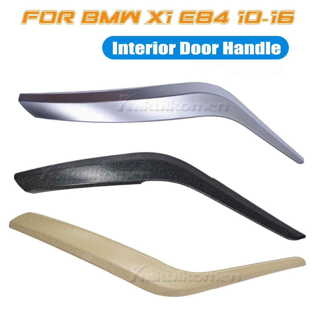 4 Maniglie Interne In ABS Per BMW X1 E84 (2010-2016), Coperture Pannello Porta, Colore Nero Lucido, Accessori Styling Auto