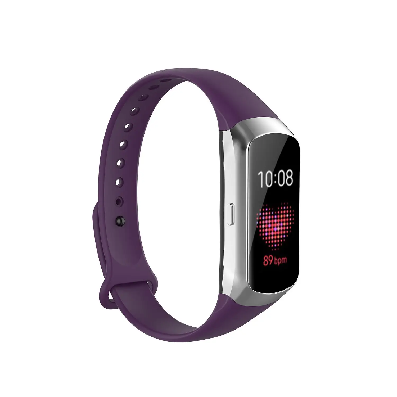 Breathable Soft Silicone Watch Band Replacement with Buckle Strap