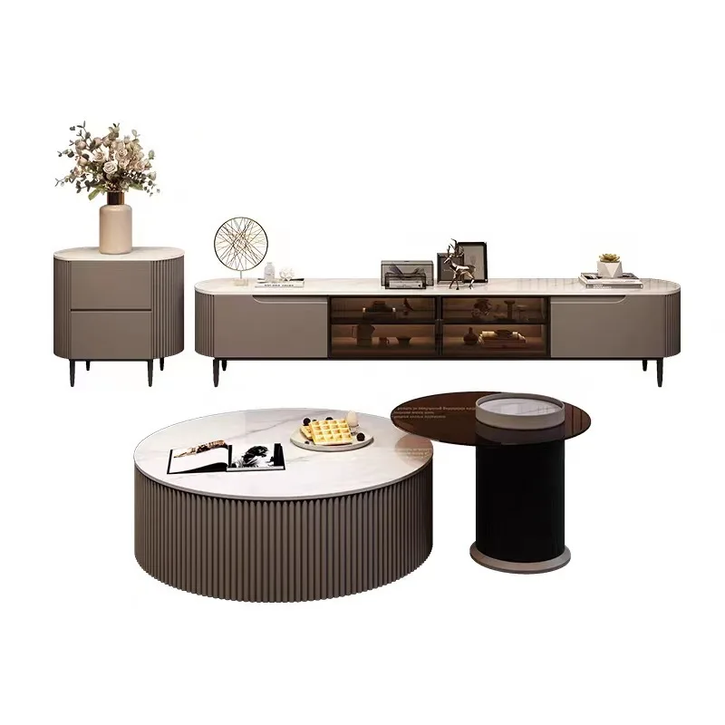 

Современный минималистичный маленький кофейный столик для гостиной и дома