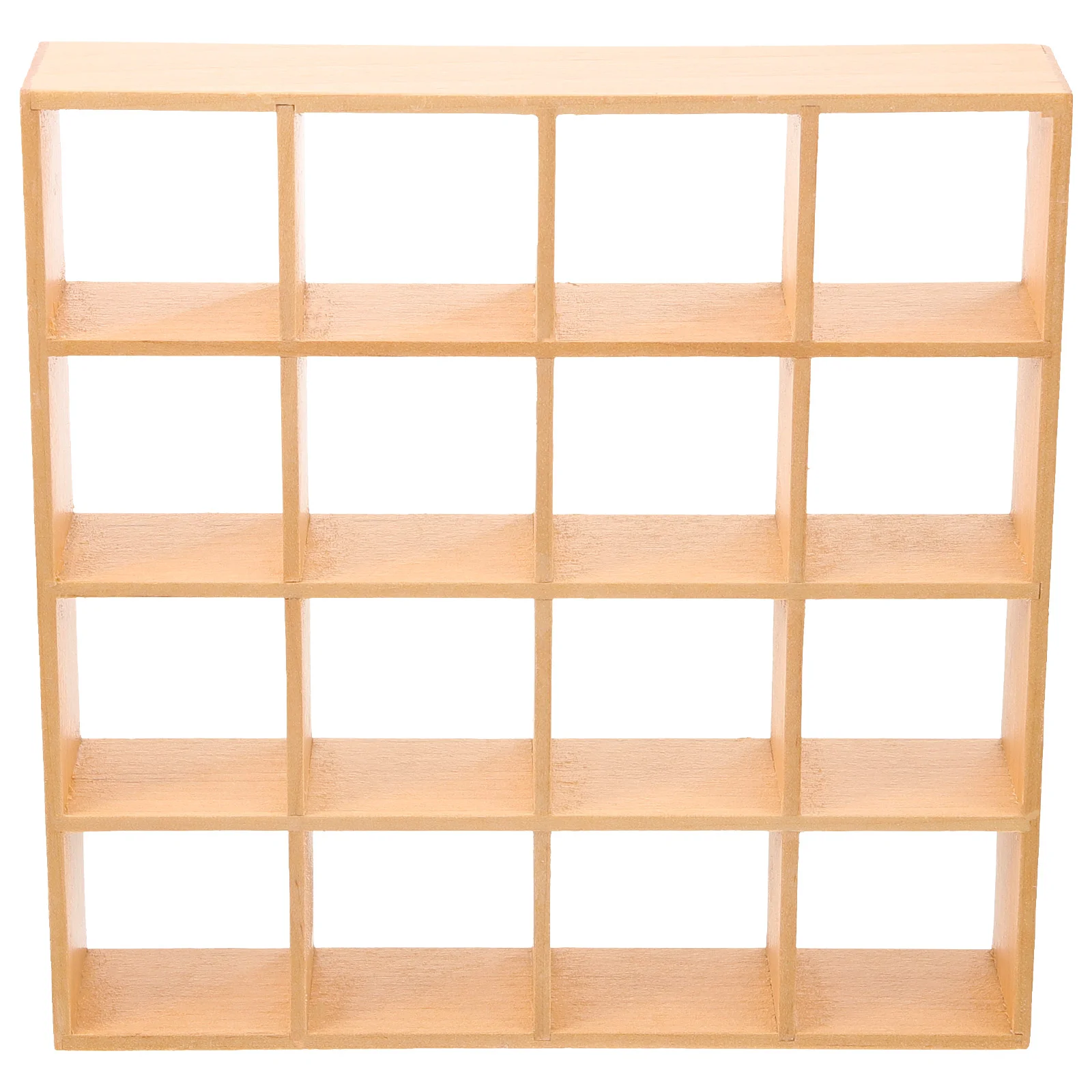 

16 Grid Storage Rack Mini House Decor Furniture Miniature Wooden Model Display Shelf