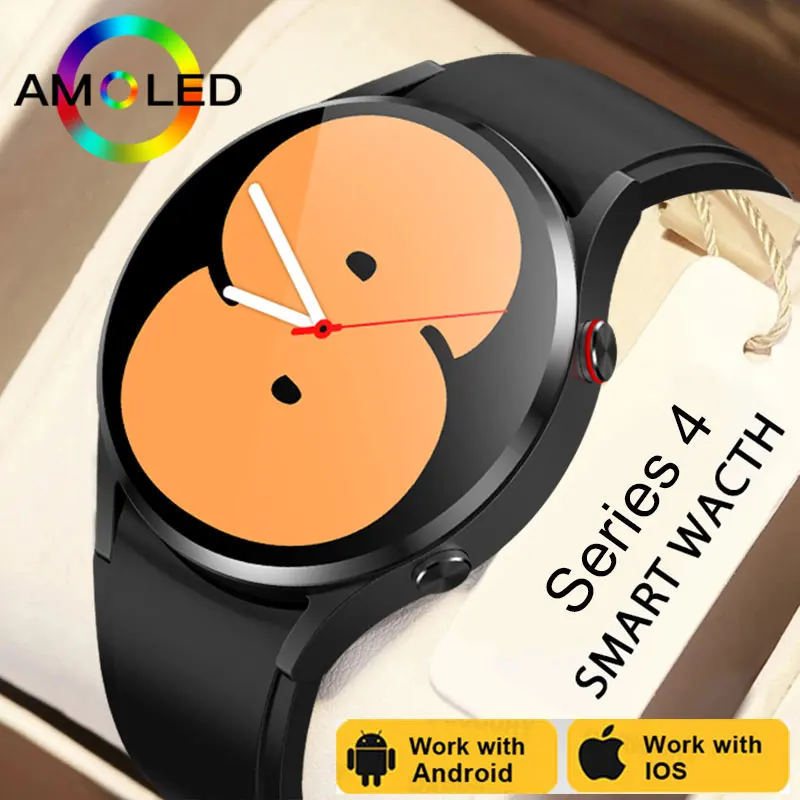 

2024 New Smart Watch 4 Fashion Women Smart Watch Voice Calling AMOLED 466*466 HD Screen Sports Smart Watch Men For Android IOS