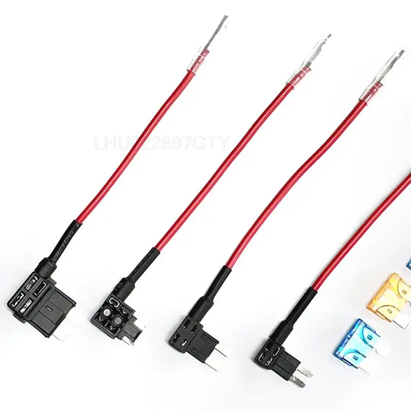 Auto Fuse Holder 12V Add-a-circuit TAP Adapter Micro Mini Standard Ford ATM Blade With 10A Blade Car