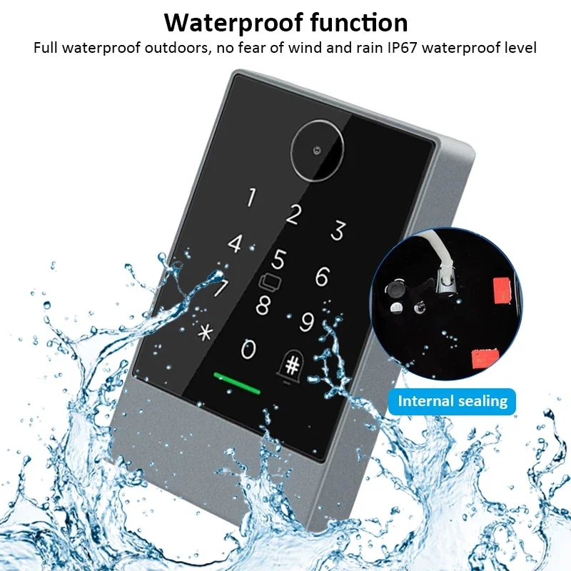 TTlock 스마트 폰 App QR 코드 13.56Mhz Rfid 도어 액세스 제어 시스템 도어 키트 Ip67 방수 리더 Nfc G2 게이트웨이