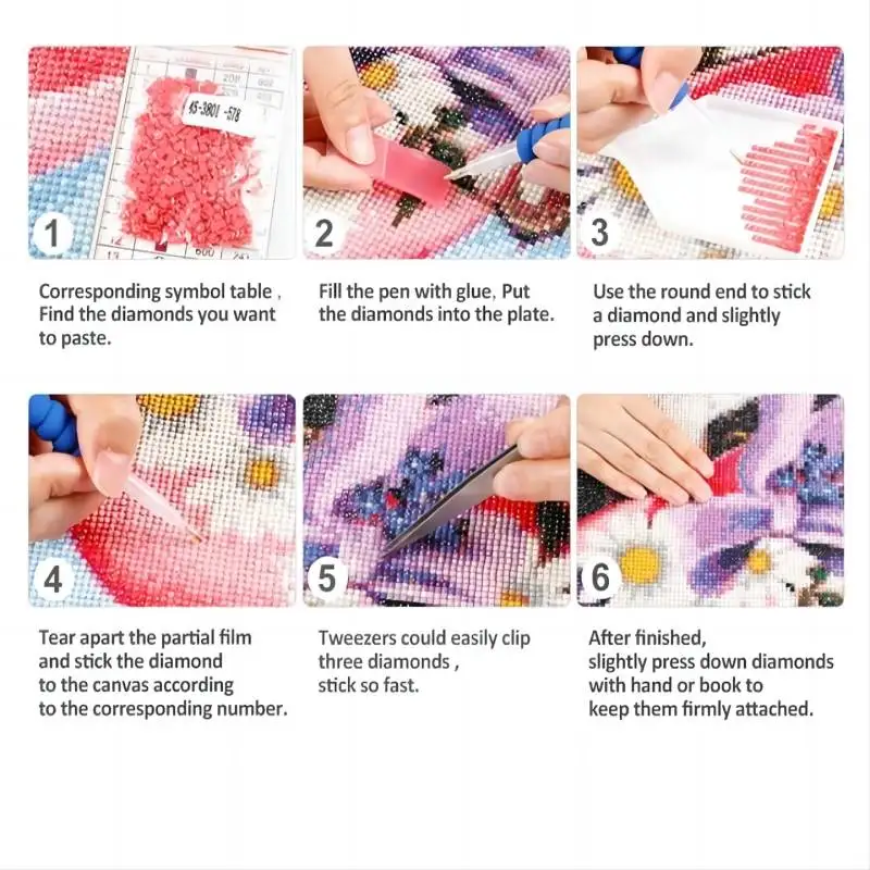 5D DIY diamond painting flowers and cats animals full diamond mosaic art flowers cats painting collection home decor pai