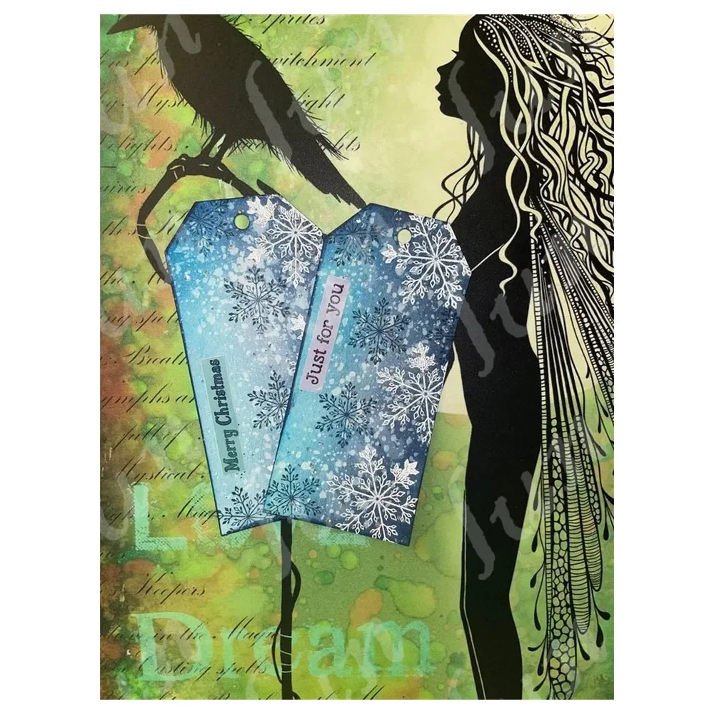 Fairy Christmas Trees Clear Rubber Stamps Seal for DIY Scrapbooking Card Transparent Stamps Making Photo Album Crafts