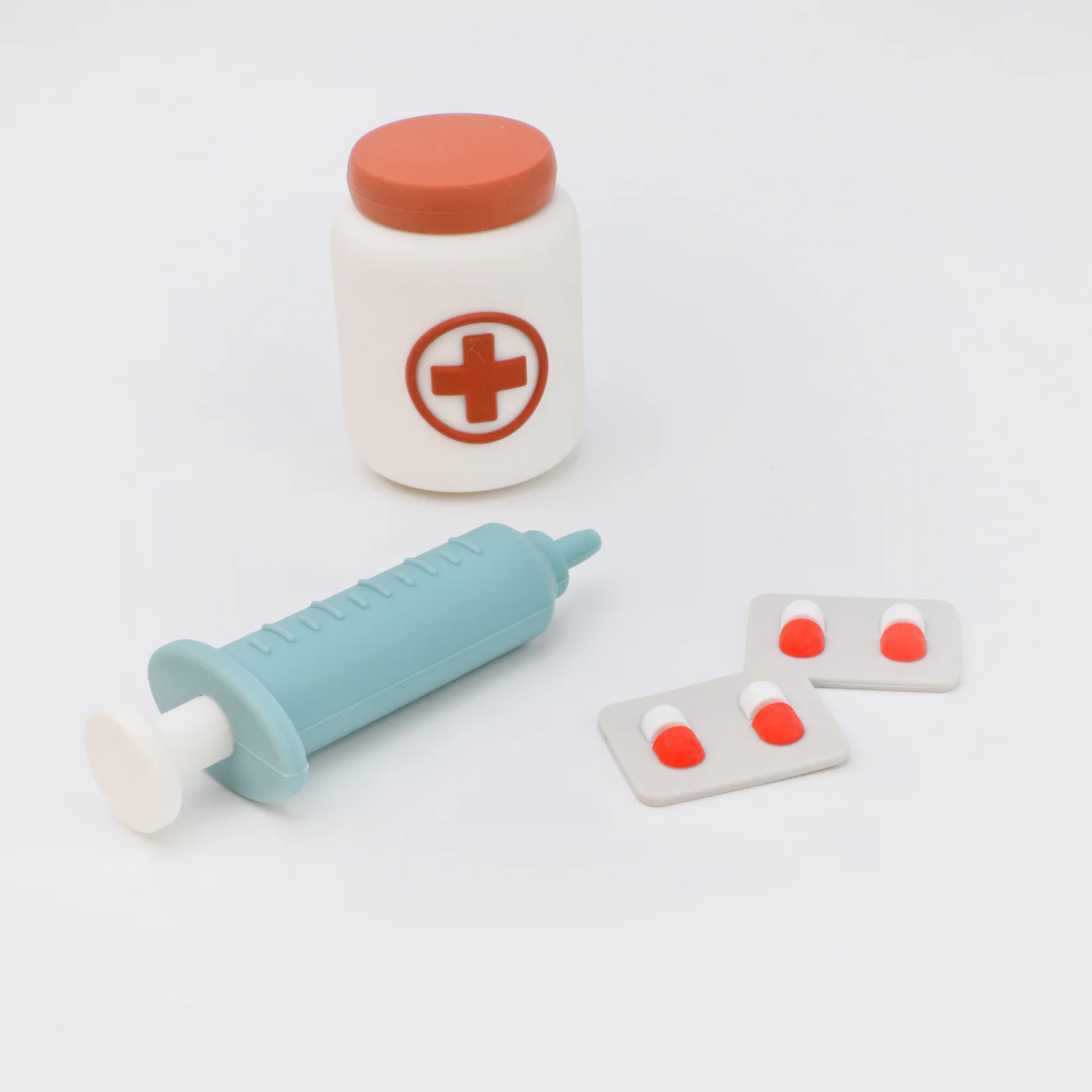 Children Doctor Toy Set Silicone Simulation Medical Box Montessori Toy Baby Play House Games Educational Kid Christmas Gifts