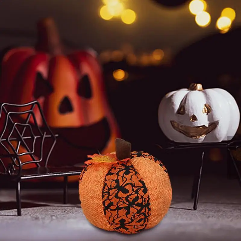 

Pumpkin Pillow High Quality Promotion Ins Hot Sale Funny Pumpkin Pillow 3PCS Soft Cozy Stuffed Pumpkin Decor with Maple Leaf