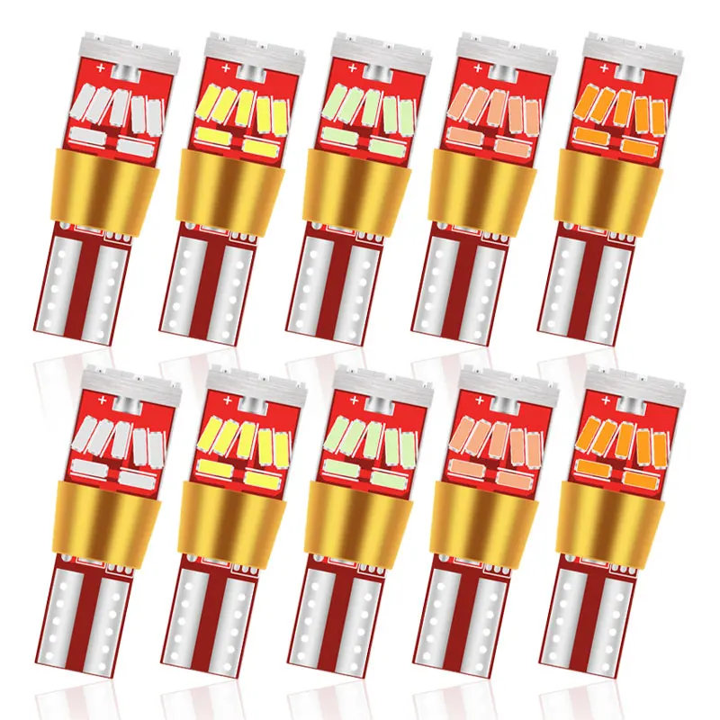 

Светодиодные лампы T10 W5W 4014 21SMD без ошибок для чтения автомобиля
