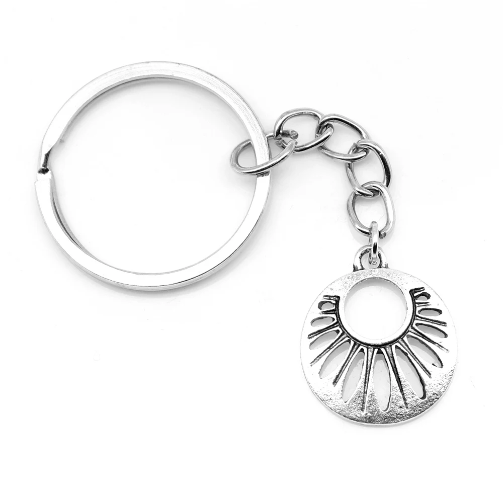 

1 Piece Skeleton Leaves Keychain For Car Jewelri 19x23mm