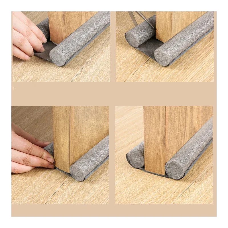 Flexible Door Bottom Sealing Strip Stopper Door Weatherstrip Guard Wind Dust Blocker Sealer Stopper Seal