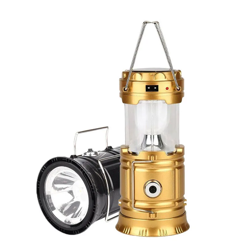 

Solar Outdoors light LED Camping Lamp USB Rechargeable Lantern Multifunctional Emergency Lighting Waterproof Stretch tent light
