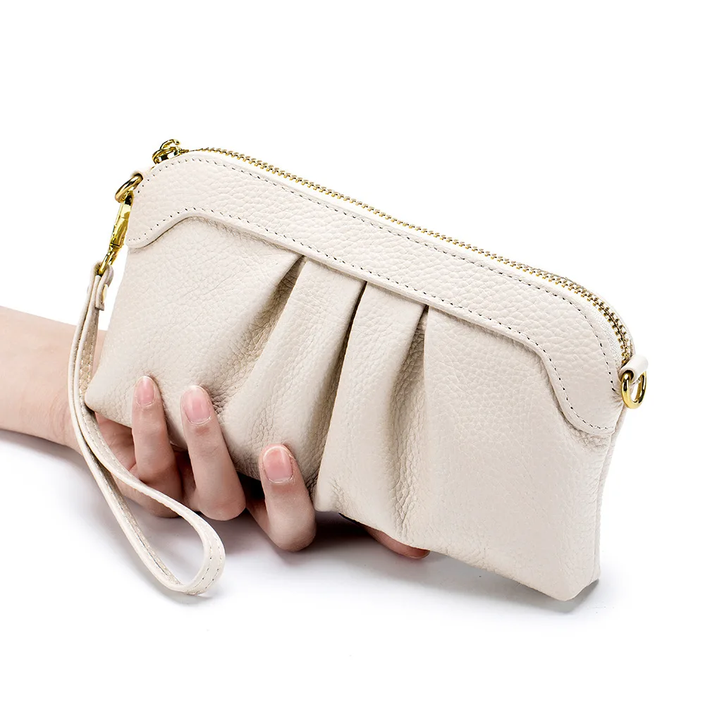 Women Handbag Genuine Leather Shoulder Bag Cowhide Crossbody Tote Lipstick Key Phone Pouch Messenger