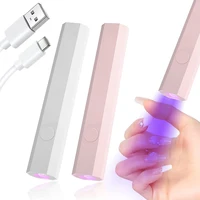 LINMANDA Mini UV Nail Lamp for Gel Nails Handheld UV Light for Nails Led Nail Lamp 3W Nail Dryer for Curing Gel Polish Nail 1