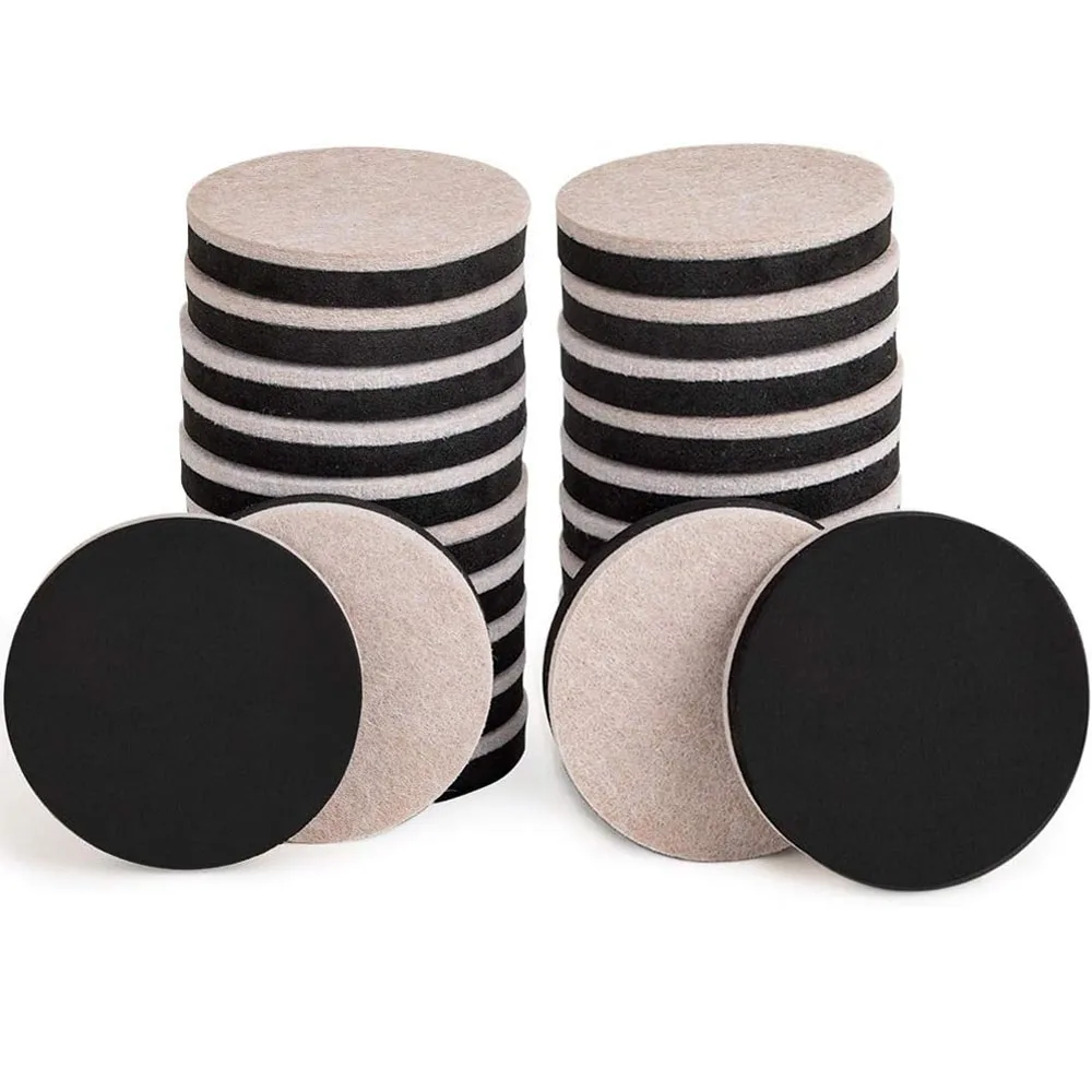 

Felt Furniture Pad Round Chair Legs Anti Scratch Floor Protector Self-Adhesive Furniture Sliders for Hardwood Floors Table Couch