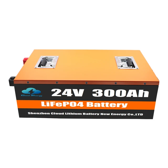 Cloudenergy 24V 100Ah LiFePO4 Battery Pack