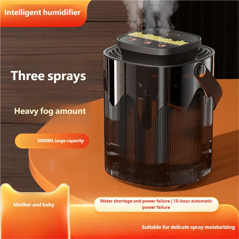 Humidifier Large Capacity 3L Atomizer USB Home Office Essential Oil