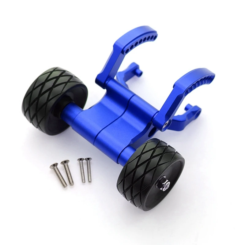 Hot-Double Wheel Regolabile Wheelie Bar Raise Head Wheel Per 1/10 Traxxas E-Revo E-Revo 2.0 Rc Car Upgrade Parts