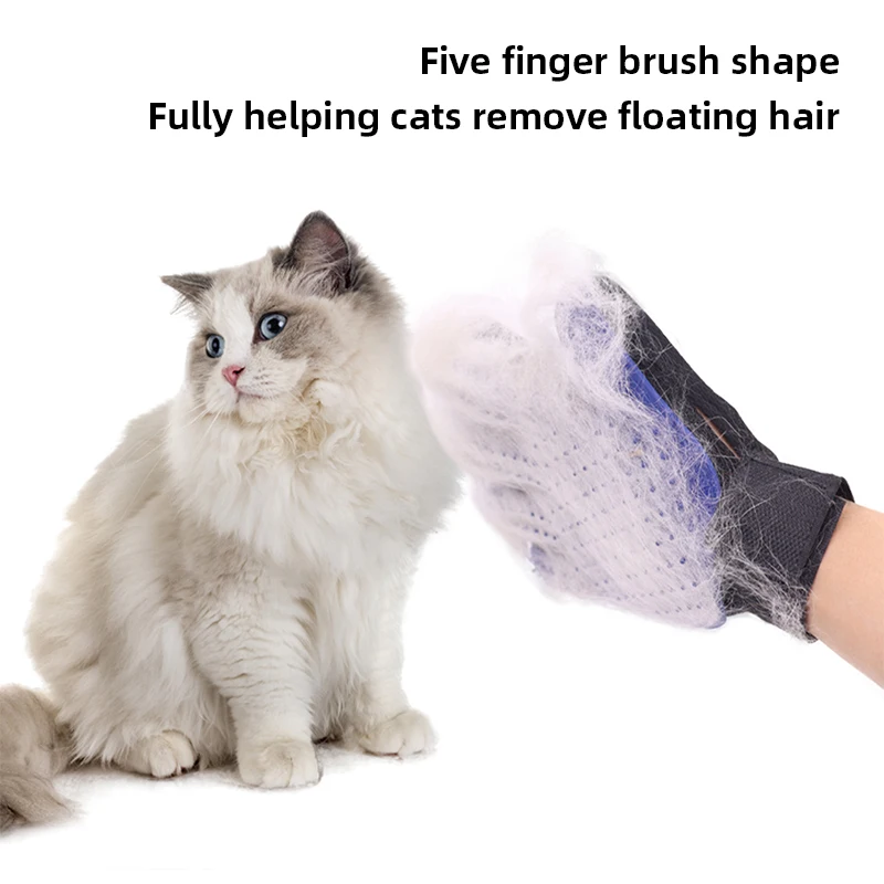 Pet Grooming Gloves Pet Hair Remover Gloves Cat Dog Massages Bathing Cleaning Grooming Supplies Back Massage Hair Sticking Removal Glove Accessories pet grooming gloves,pet hair remover gloves
