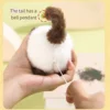 A Wag Tail Cat Plush Toy Soft and Comfortable Stuffed Animal Move and Swing Rotating Cat Doll Toy Gift Home Ornaments 6