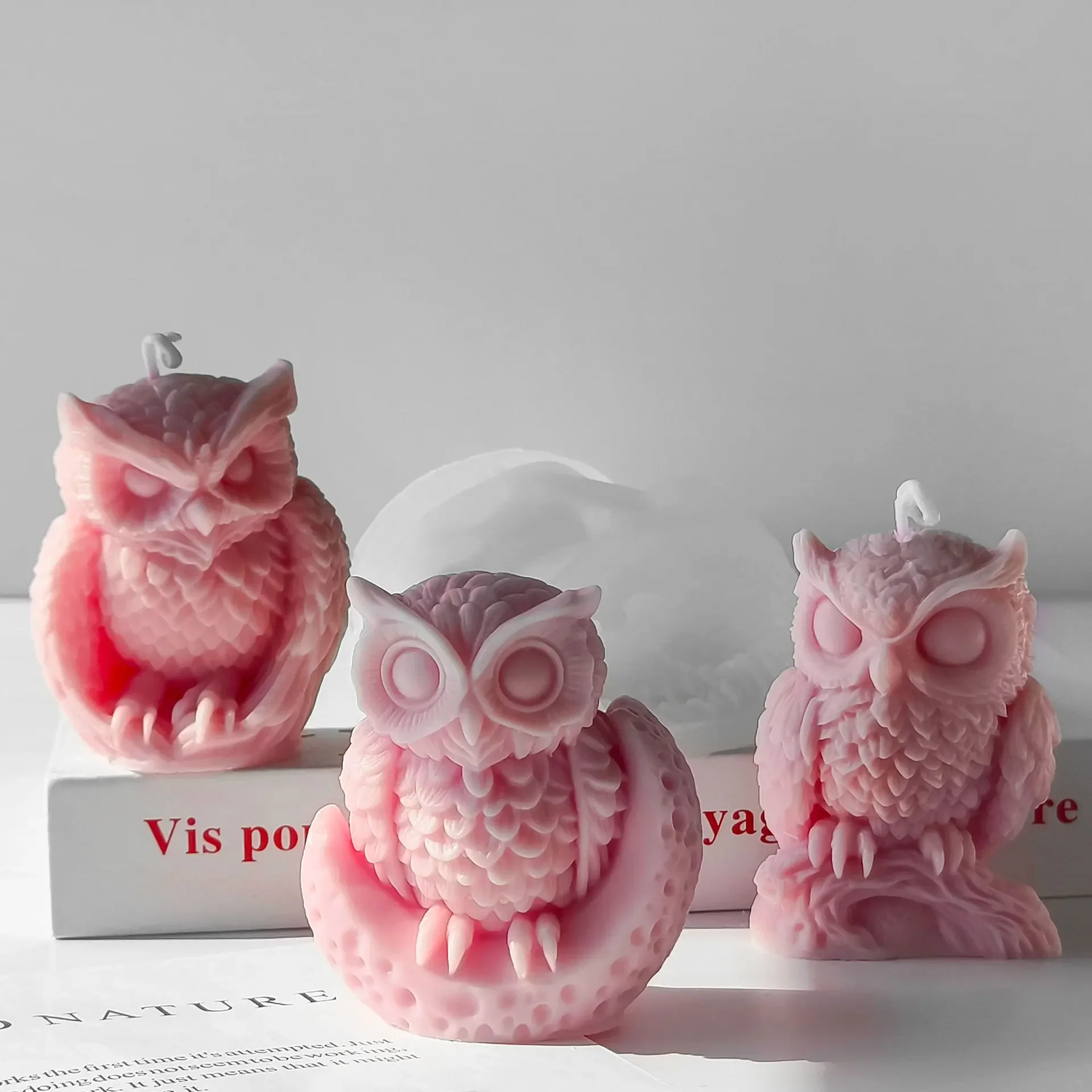 Cute Owl Silicone Mold 4
