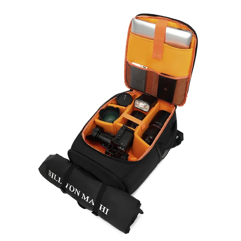 Waterproof Travel Backpack Large Capacity Photography Camera Shoulder Video Tripod DSLR Bag For Canon Nikon Sony Pentax_voghion.com