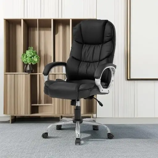 Adjustable PU leather desk