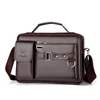2025 New Men Shoulder Bag for 10.4" Ipad PU Leather Business Handbags Men Messenger Bags Fashion Man Crossbody Bag