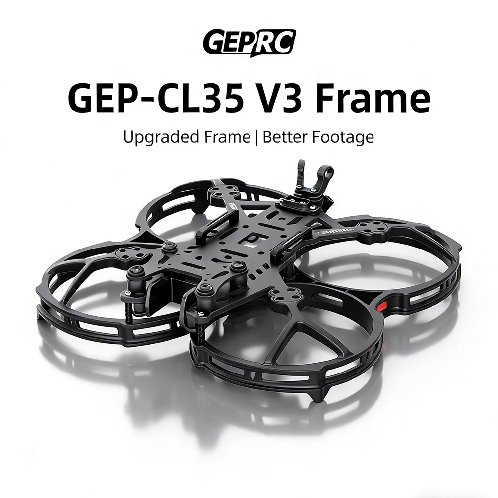 GEPRC CineLog35 V3 Frame 142mm Cadre Drone FPV O4 Pro