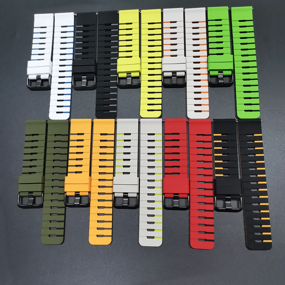 22mm Sport Breathable Silicone Smartwatch Band Bracelet