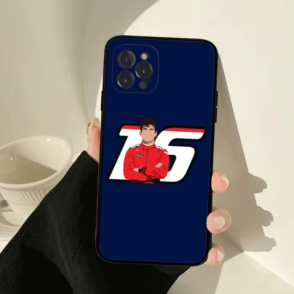 thumbnail image 1 of Funda de teléfono Charles Leclerc 16 F1 para IPhone 15 14 13 12 Mini 11 Pro XS Max X XR SE 6 7 8 Plus, funda de silicona suave, 1 of 5