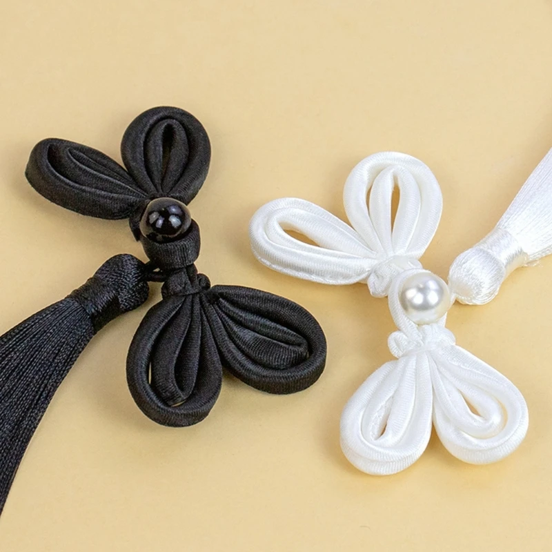 Chinese Shirt Button Fringe Cheongsam Fastener Button DIY Knot H7EF